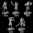 Five Mutton Chops Hobgoblins Miniature for Dungeons and Dragons, Pathfinder or other TTRPGs