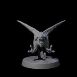 Five Pecking Abyssal Chickens Miniature for Dungeons and Dragons, Pathfinder or other TTRPGs