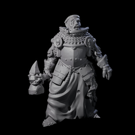 Five Pious Battle Priests Miniature for Dungeons and Dragons, Pathfinder or other TTRPGs