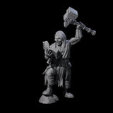 Five Pious Battle Priests Miniature for Dungeons and Dragons, Pathfinder or other TTRPGs