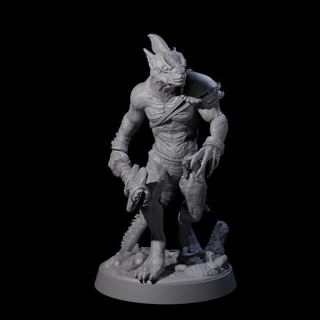 Five Rampaging Lizardfolk Miniature for Dungeons and Dragons, Pathfinder or other TTRPGs