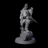 Five Rough Road Bandits Miniature for Dungeons and Dragons, Pathfinder or other TTRPGs
