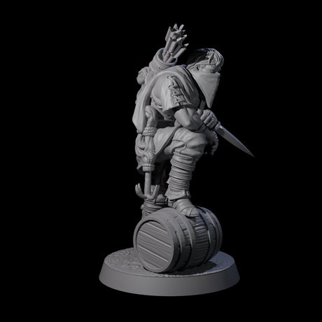 Five Rough Road Bandits Miniature for Dungeons and Dragons, Pathfinder or other TTRPGs