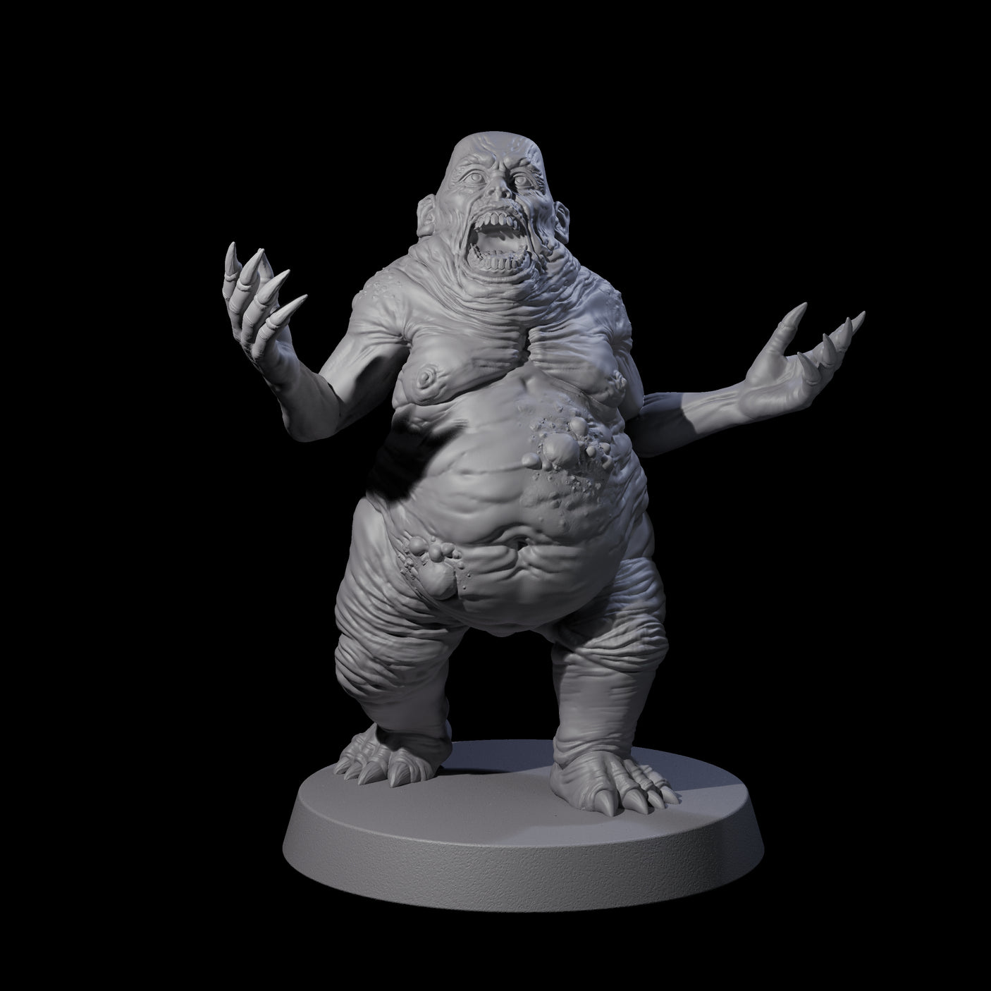 Five Screaming Manes Miniature for Dungeons and Dragons, Pathfinder or other TTRPGs