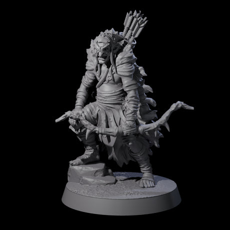 Five Sculking Marsh Archers Miniature for Dungeons and Dragons, Pathfinder or other TTRPGs