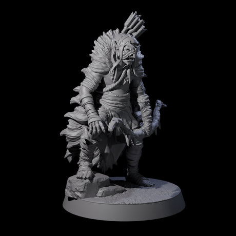 Five Sculking Marsh Archers Miniature for Dungeons and Dragons, Pathfinder or other TTRPGs