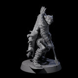 Five Sculking Marsh Archers Miniature for Dungeons and Dragons, Pathfinder or other TTRPGs