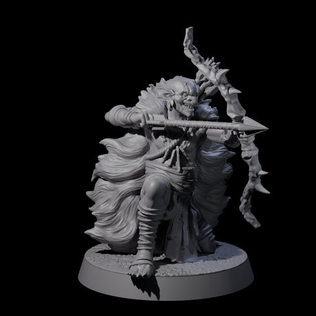 Five Sculking Marsh Archers Miniature for Dungeons and Dragons, Pathfinder or other TTRPGs