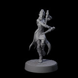 Five Slender Yuan-ti Priestesses Miniature for Dungeons and Dragons, Pathfinder or other TTRPGs