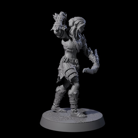 Five Tree Rangers Miniature for Dungeons and Dragons, Pathfinder or other TTRPGs