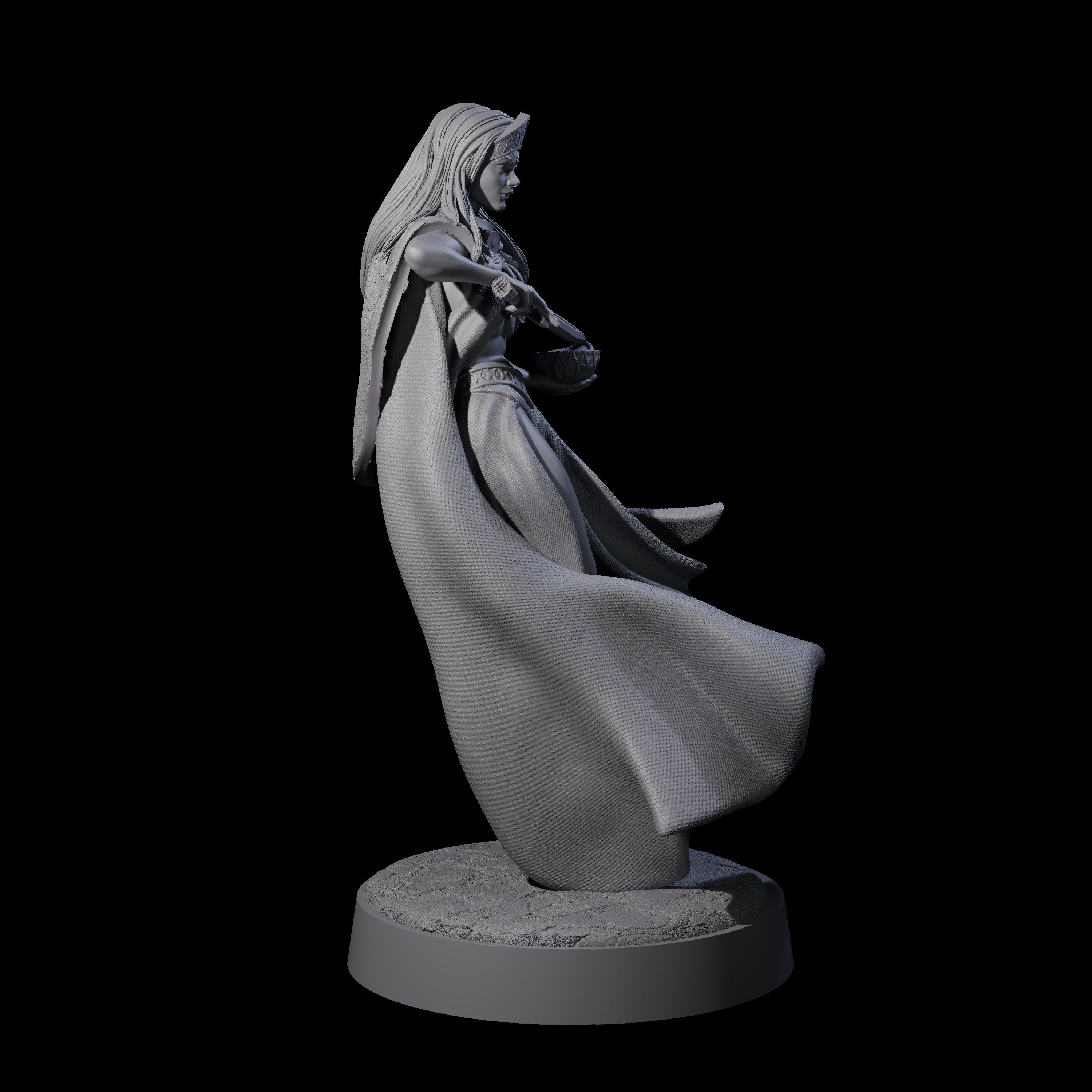 Five Twisted Blood Maidens Miniature for Dungeons and Dragons, Pathfinder or other TTRPGs