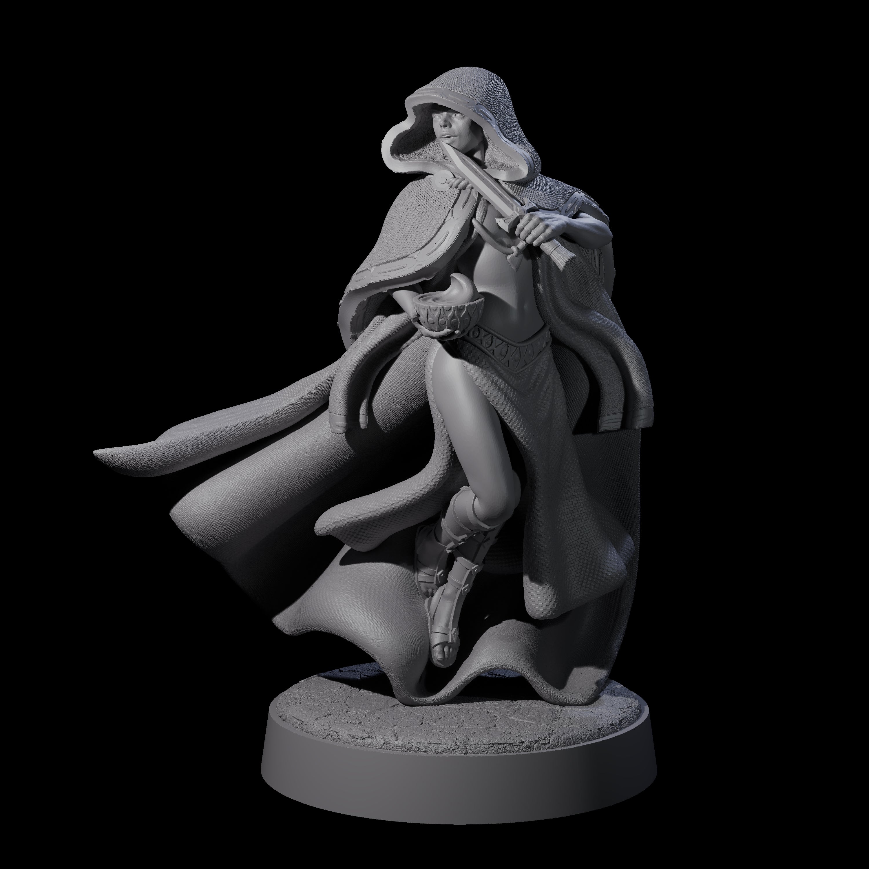 Five Twisted Blood Maidens Miniature for Dungeons and Dragons, Pathfinder or other TTRPGs