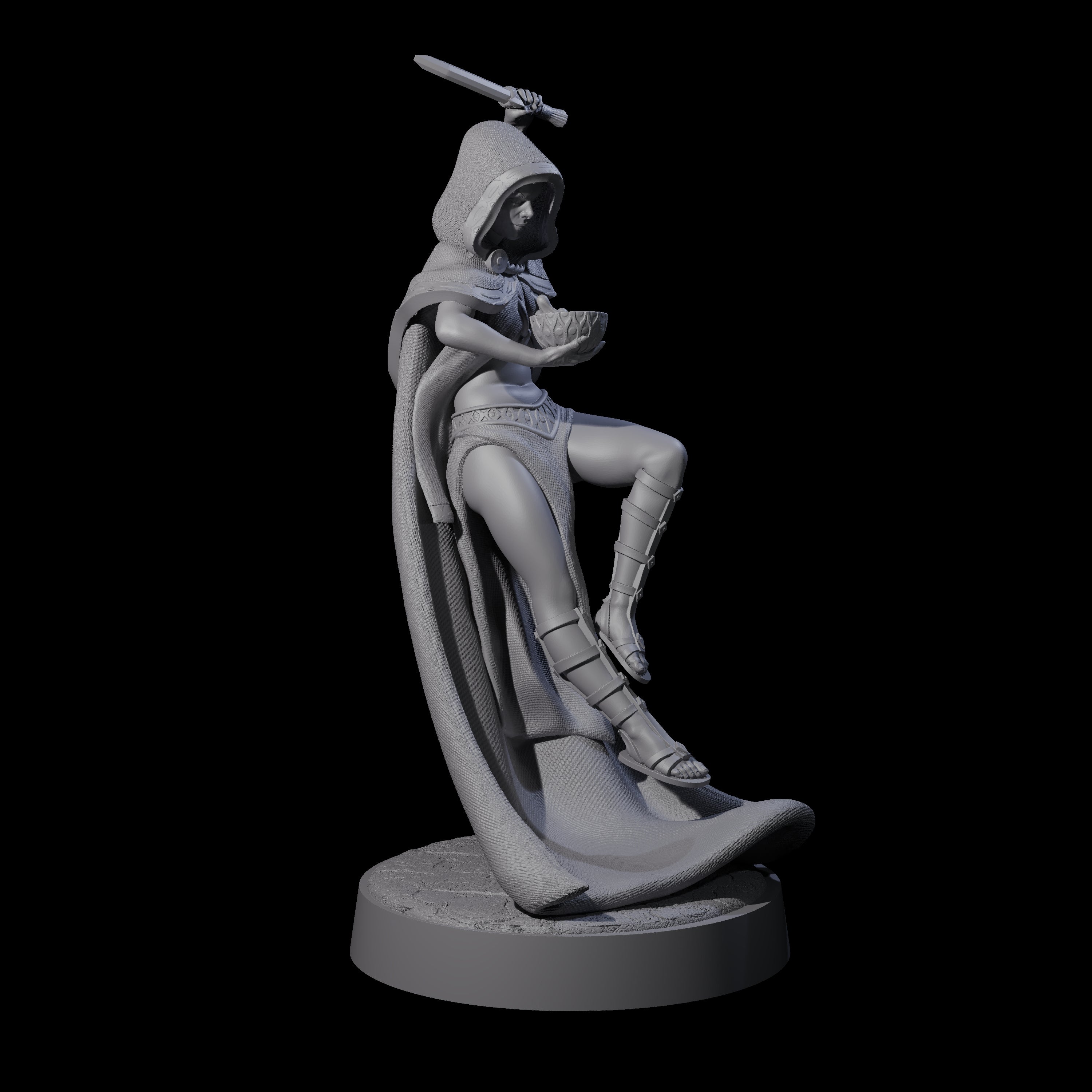 Five Twisted Blood Maidens Miniature for Dungeons and Dragons, Pathfinder or other TTRPGs