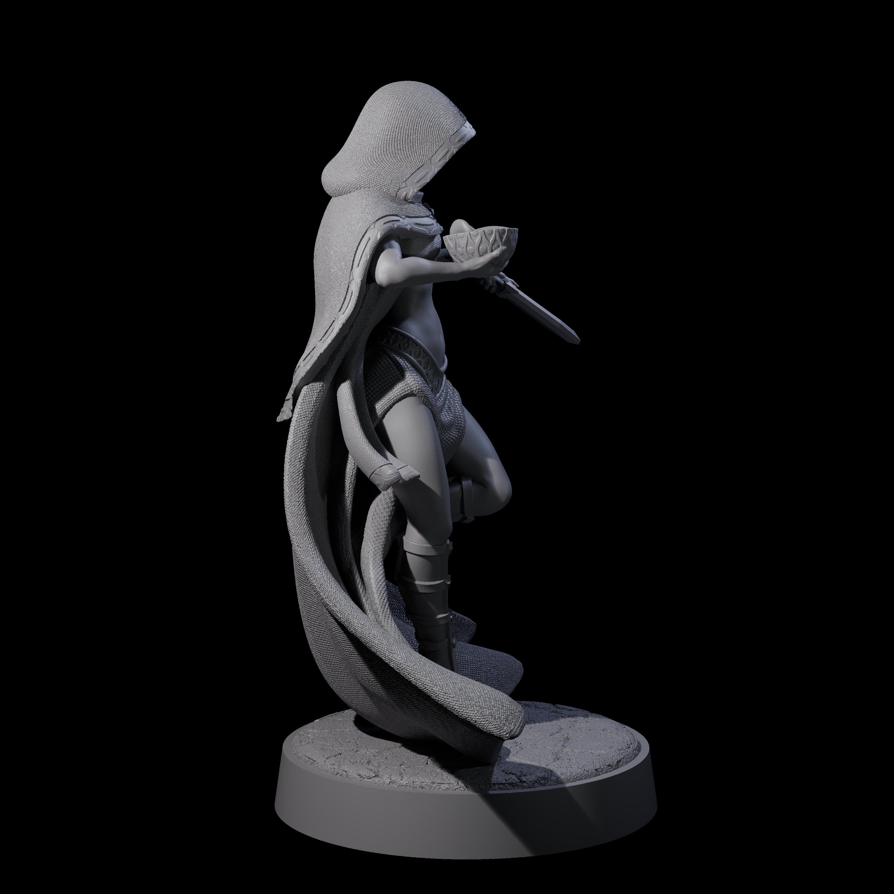 Five Twisted Blood Maidens Miniature for Dungeons and Dragons, Pathfinder or other TTRPGs