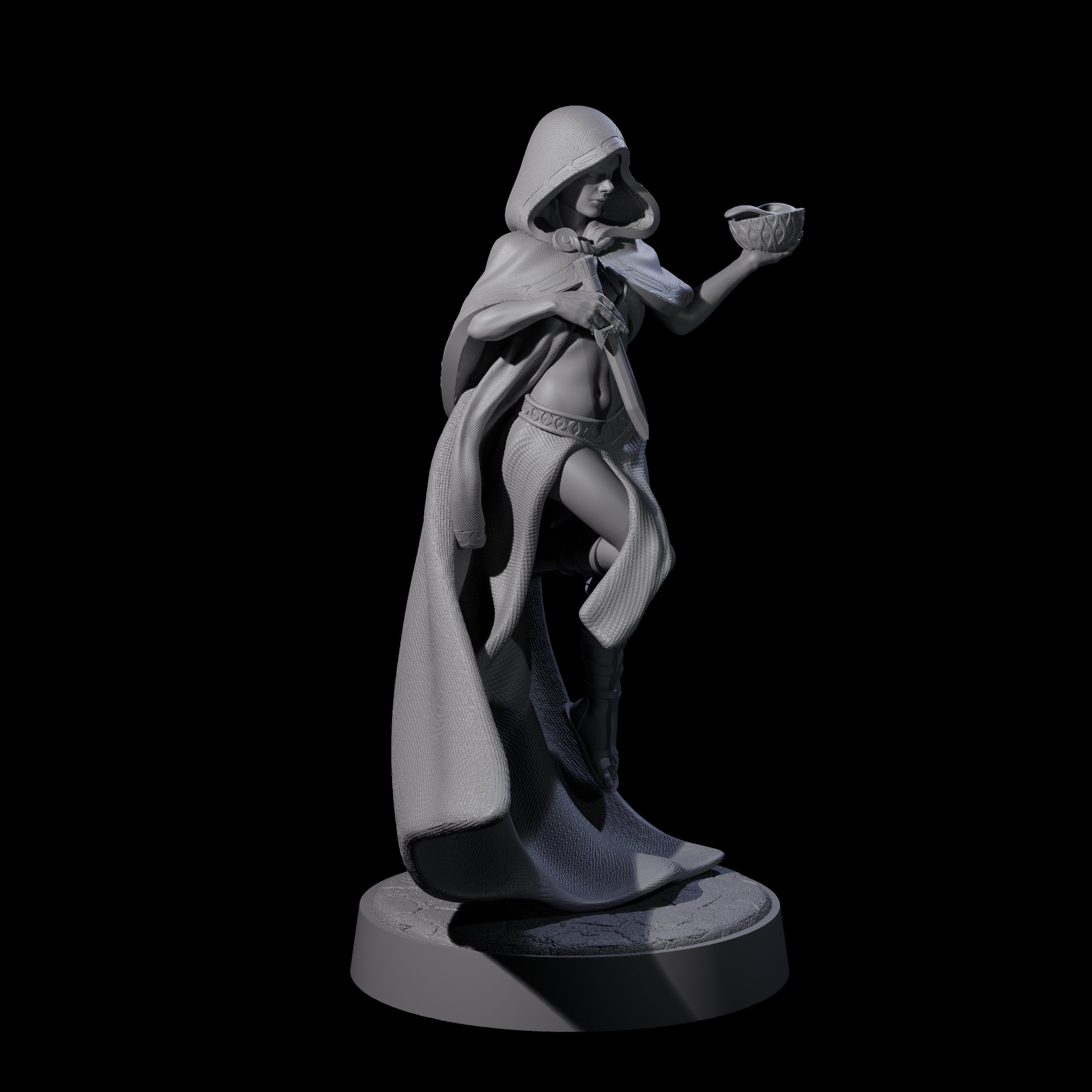Five Twisted Blood Maidens Miniature for Dungeons and Dragons, Pathfinder or other TTRPGs