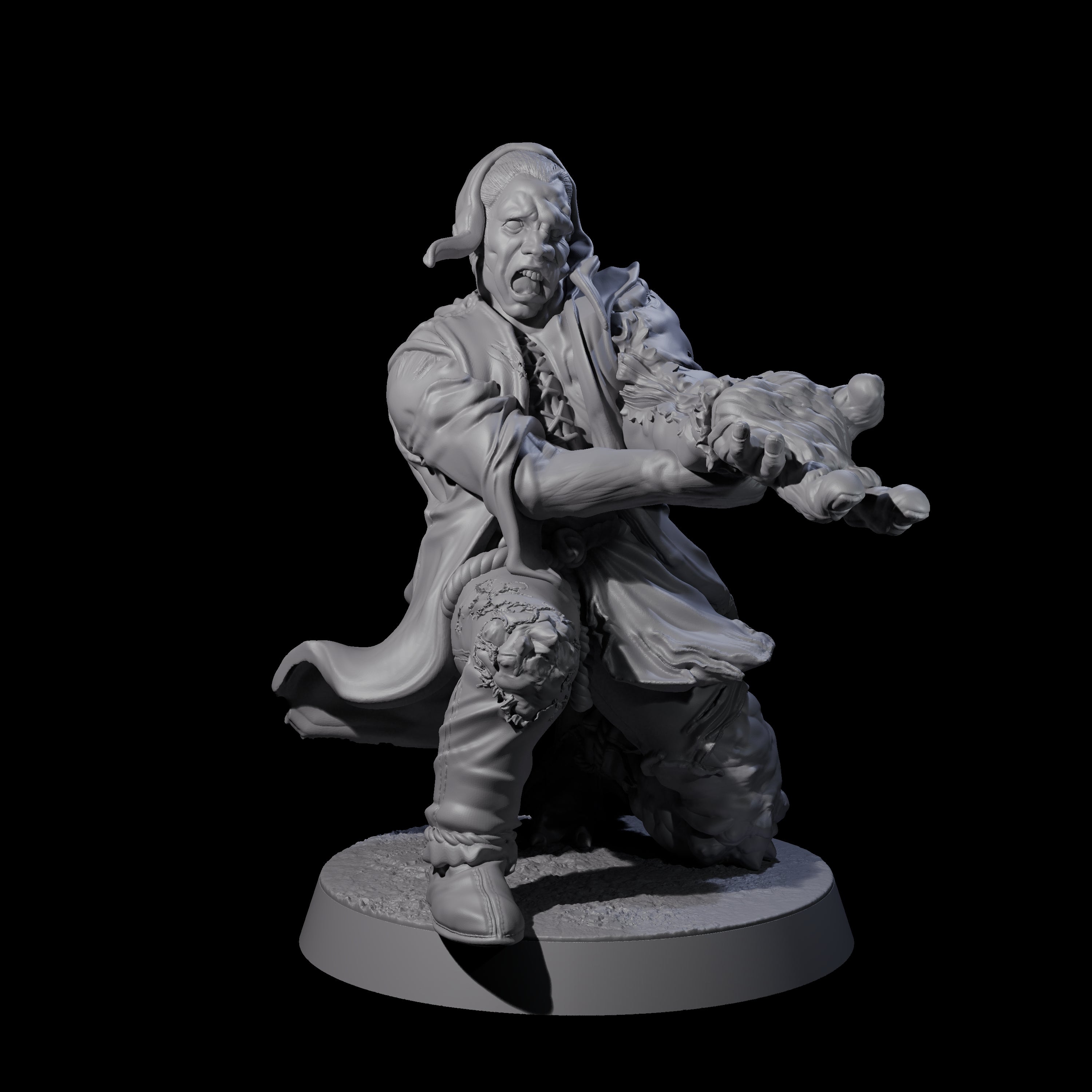 Five Unlucky Flesh Warped Victims Miniature for Dungeons and Dragons, Pathfinder or other TTRPGs