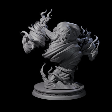 Fizzing Air Elemental Miniature for Dungeons and Dragons, Pathfinder or other TTRPGs