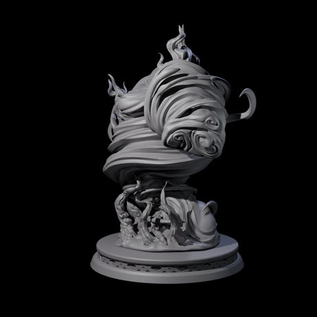 Fizzing Air Elemental Miniature for Dungeons and Dragons, Pathfinder or other TTRPGs