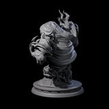 Fizzing Air Elemental Miniature for Dungeons and Dragons, Pathfinder or other TTRPGs