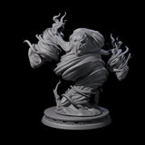 Fizzing Air Elemental Miniature for Dungeons and Dragons, Pathfinder or other TTRPGs