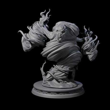 Fizzing Air Elemental Miniature for Dungeons and Dragons, Pathfinder or other TTRPGs