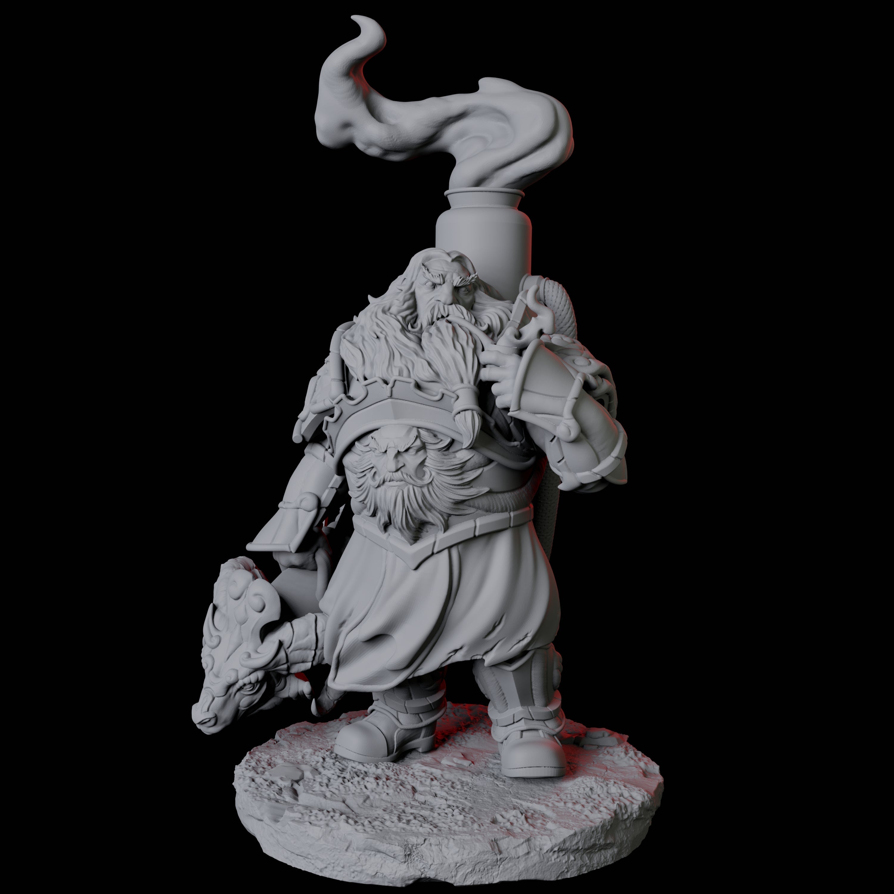 Flamethrower Soldier C Miniature for Dungeons and Dragons, Pathfinder or other TTRPGs