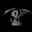 Flaming Adult Red Dragon Miniature for Dungeons and Dragons, Pathfinder or other TTRPGs