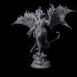 Flaming Erinys Miniature for Dungeons and Dragons, Pathfinder or other TTRPGs