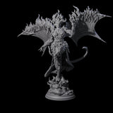 Flaming Erinys Miniature for Dungeons and Dragons, Pathfinder or other TTRPGs