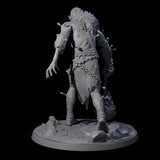 Flaming Mace Undead Giant Miniature for Dungeons and Dragons, Pathfinder or other TTRPGs