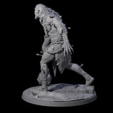 Flaming Mace Undead Giant Miniature for Dungeons and Dragons, Pathfinder or other TTRPGs