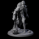Flaming Mace Undead Giant Miniature for Dungeons and Dragons, Pathfinder or other TTRPGs