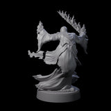 Flaming Wraith A Miniature for Dungeons and Dragons, Pathfinder or other TTRPGs