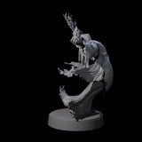 Flaming Wraith A Miniature for Dungeons and Dragons, Pathfinder or other TTRPGs