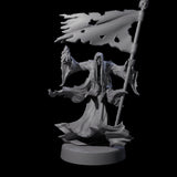 Flaming Wraith B Miniature for Dungeons and Dragons, Pathfinder or other TTRPGs