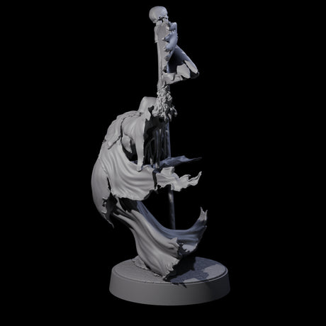 Flaming Wraith B Miniature for Dungeons and Dragons, Pathfinder or other TTRPGs