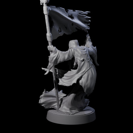 Flaming Wraith B Miniature for Dungeons and Dragons, Pathfinder or other TTRPGs