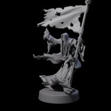 Flaming Wraith B Miniature for Dungeons and Dragons, Pathfinder or other TTRPGs