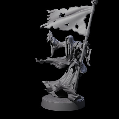 Flaming Wraith B Miniature for Dungeons and Dragons, Pathfinder or other TTRPGs