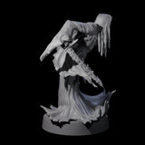 Flaming Wraith C Miniature for Dungeons and Dragons, Pathfinder or other TTRPGs