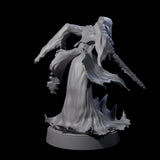 Flaming Wraith C Miniature for Dungeons and Dragons, Pathfinder or other TTRPGs