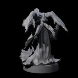 Flaming Wraith C Miniature for Dungeons and Dragons, Pathfinder or other TTRPGs