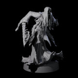 Flaming Wraith C Miniature for Dungeons and Dragons, Pathfinder or other TTRPGs