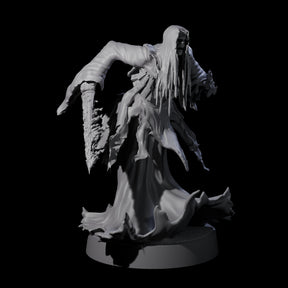 Flaming Wraith C Miniature for Dungeons and Dragons, Pathfinder or other TTRPGs