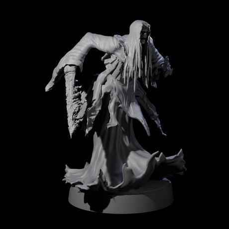Flaming Wraith C Miniature for Dungeons and Dragons, Pathfinder or other TTRPGs