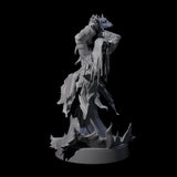 Flaming Wraith D Miniature for Dungeons and Dragons, Pathfinder or other TTRPGs
