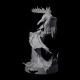 Flaming Wraith D Miniature for Dungeons and Dragons, Pathfinder or other TTRPGs