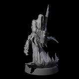 Flaming Wraith E Miniature for Dungeons and Dragons, Pathfinder or other TTRPGs