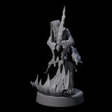 Flaming Wraith E Miniature for Dungeons and Dragons, Pathfinder or other TTRPGs