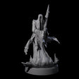 Flaming Wraith E Miniature for Dungeons and Dragons, Pathfinder or other TTRPGs